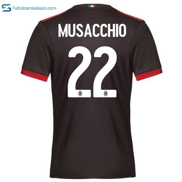 Camiseta Milan 3ª Musacchio 2017/18